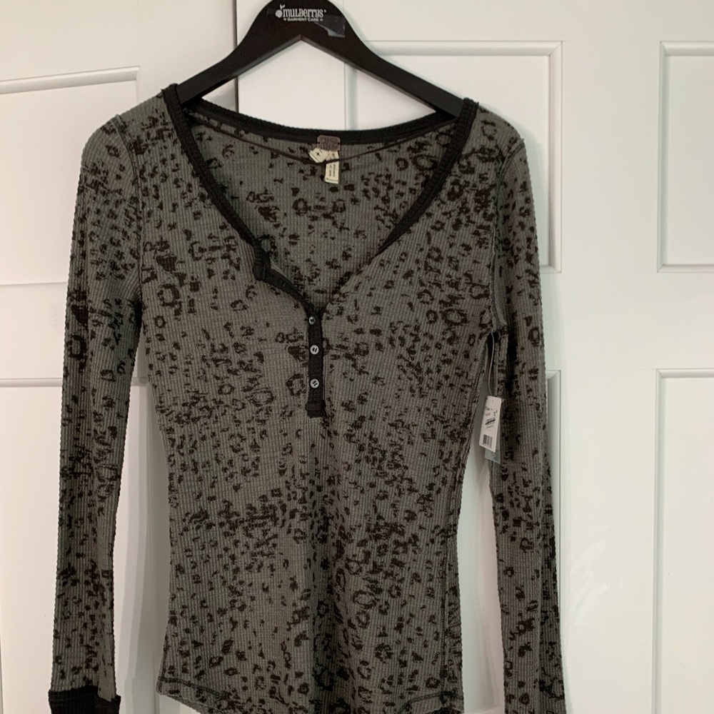 Free People thermal long sleeve
